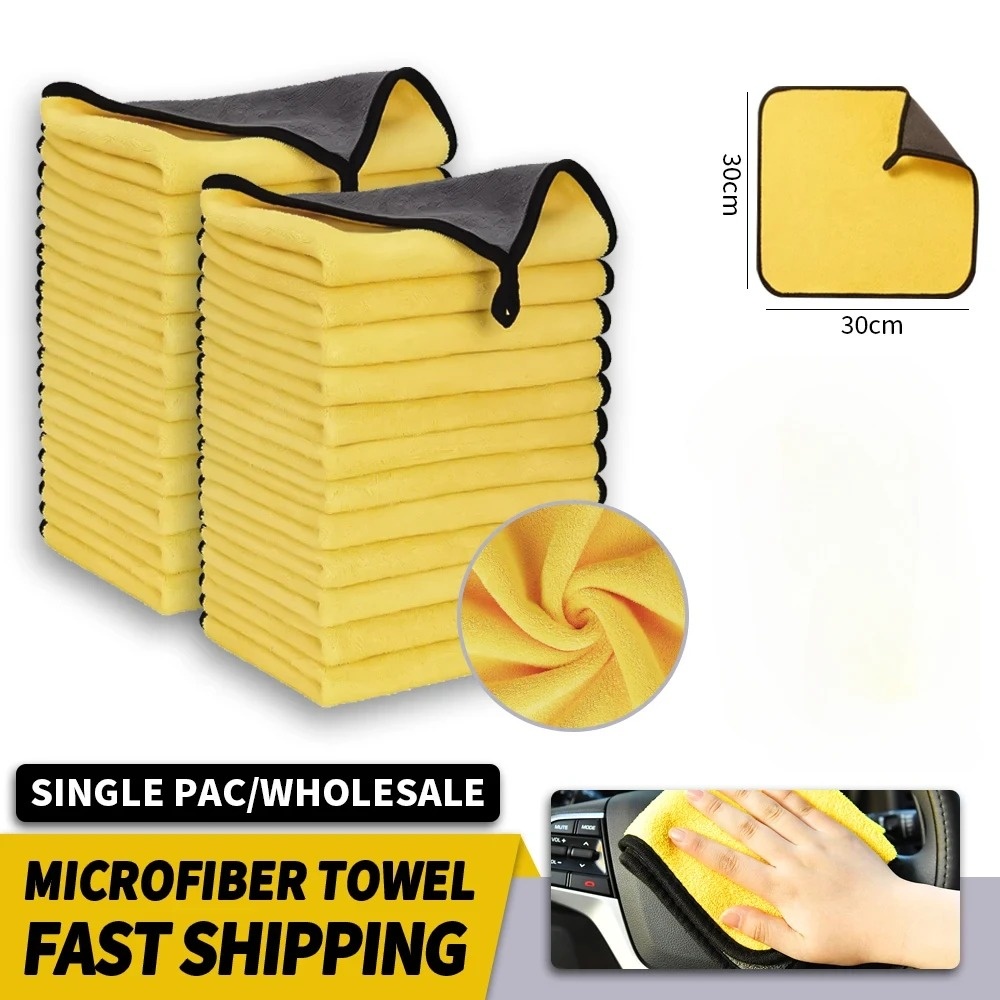 Microfiber Towel Detailing - Kain Mikrofiber Mobil Dua Sisi Grosir,