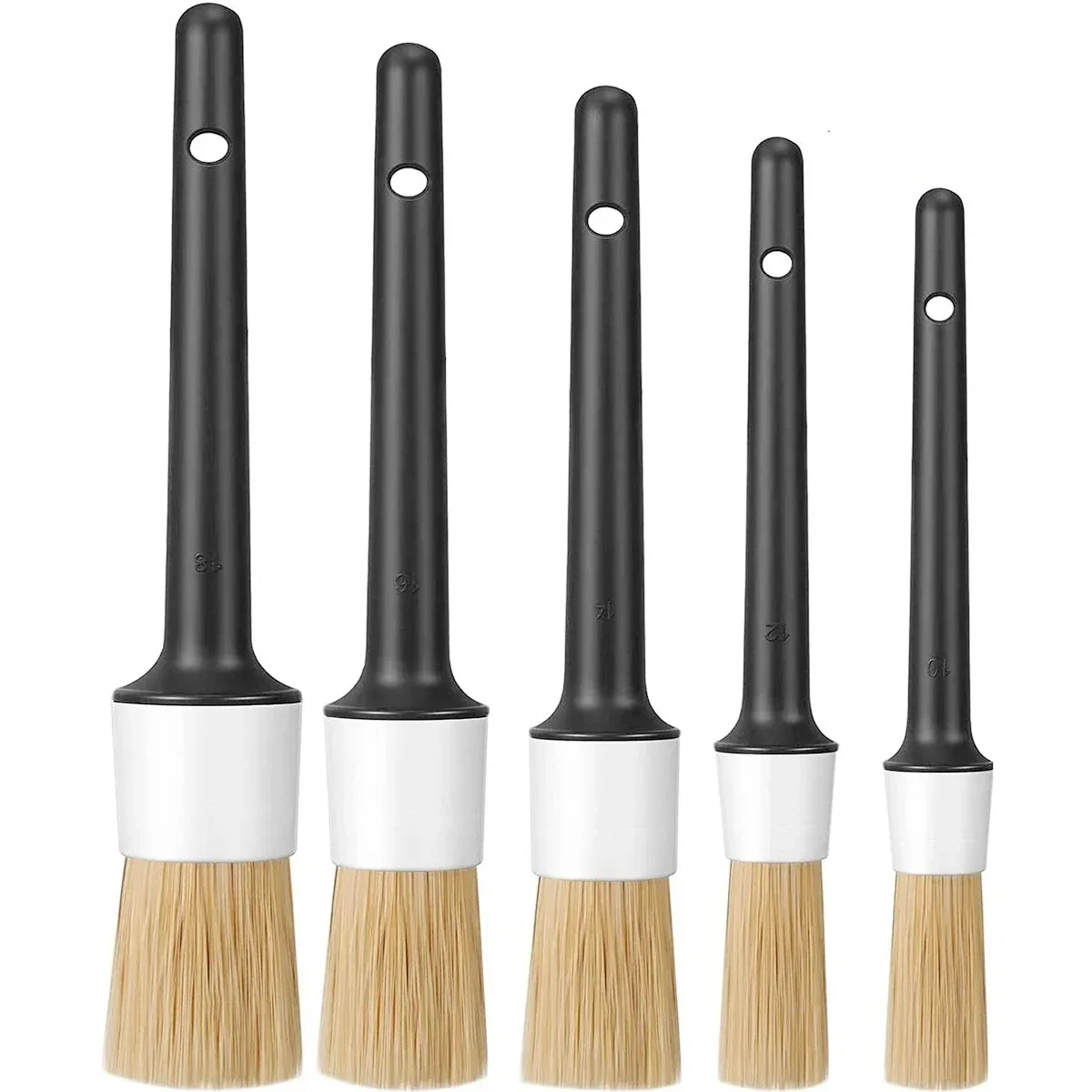 Dirt Brush Interior - 5 buah Set sikat detail mobil,