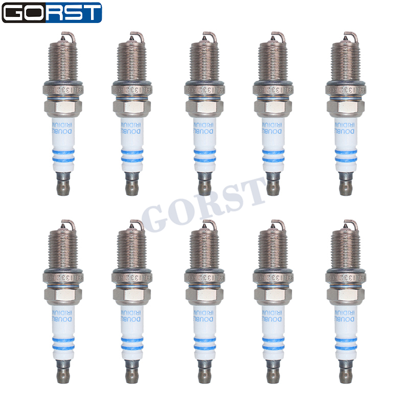 Bosch Spark Plug Iridium - 10 Buah Busi Iridium Ganda M14x1.25