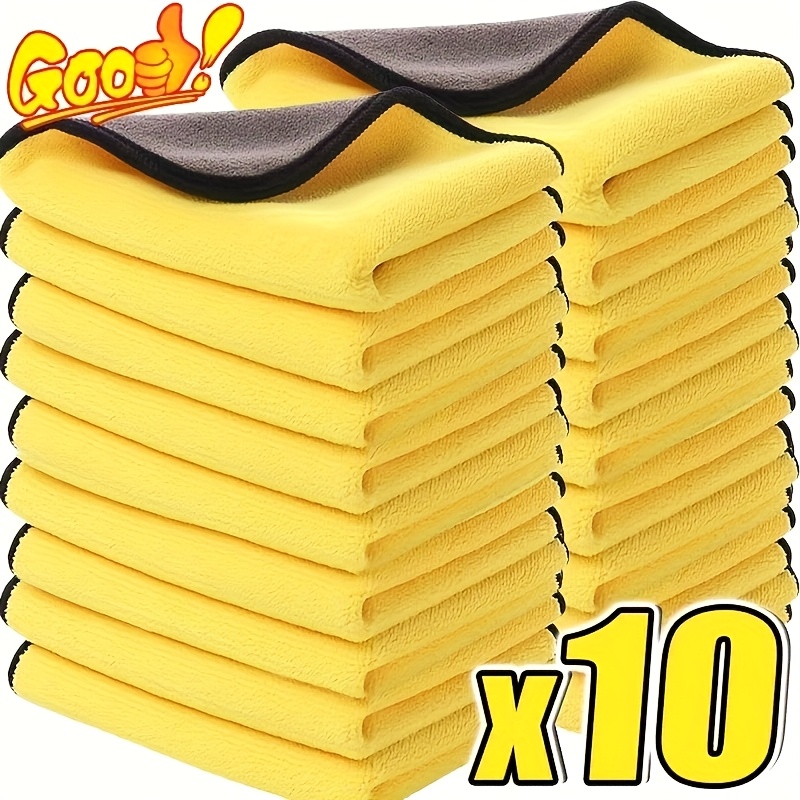 3/5/10 Buah Handuk Serat Mikro - Microfiber Towel Detailing ulasan dan harga